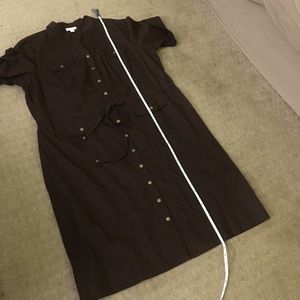 COPY - Dark brown dress, 18W, like new